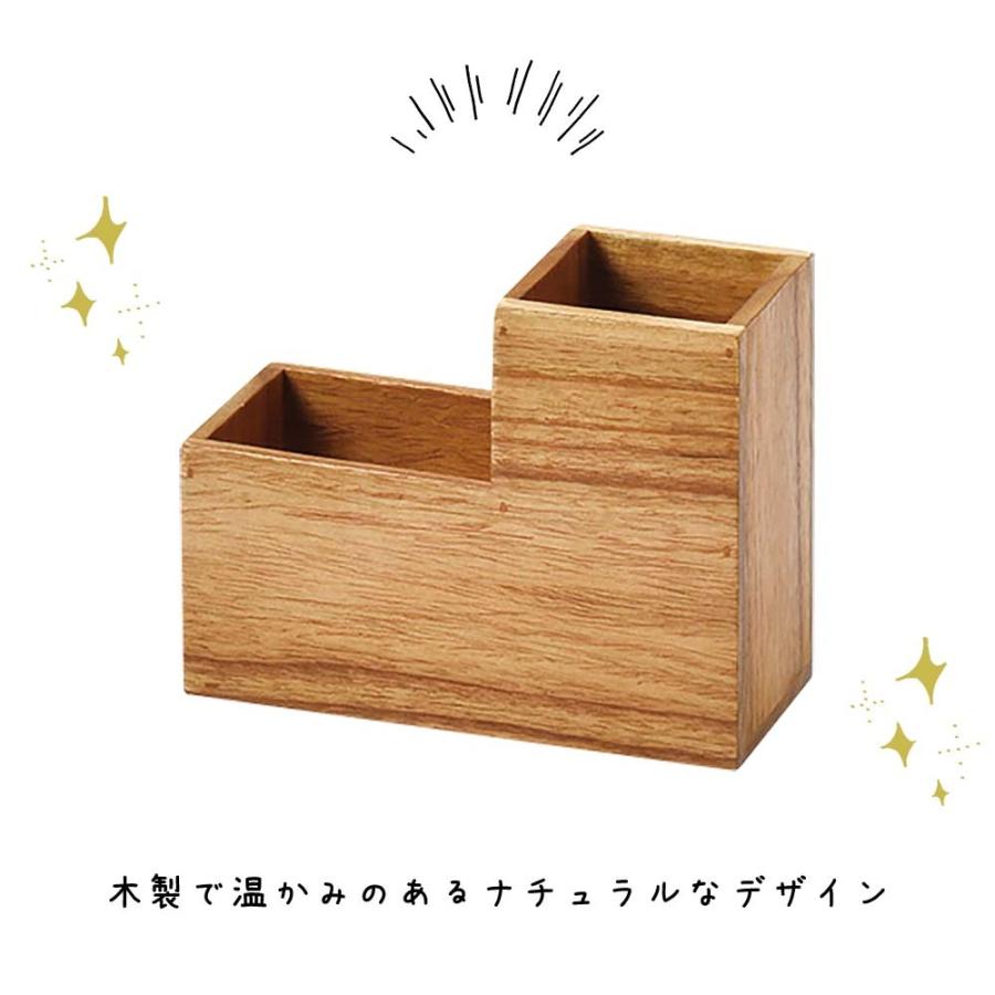 ウッドペンスタンド ペンスタンド ペン立て 鉛筆立て チェリーウッド