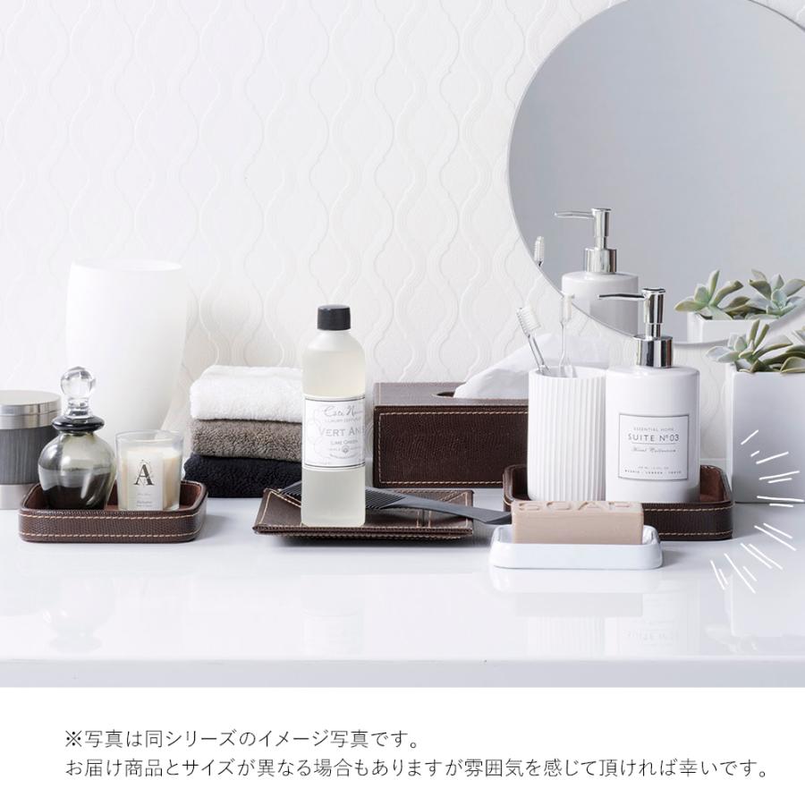 アメニティtray トレー トレイ 小物入れ 合皮 レザー調 ディスプレイ用