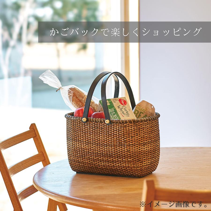 レトロラタンかごバッグ S バッグ 買い物かご かご カゴ 籠 バスケット