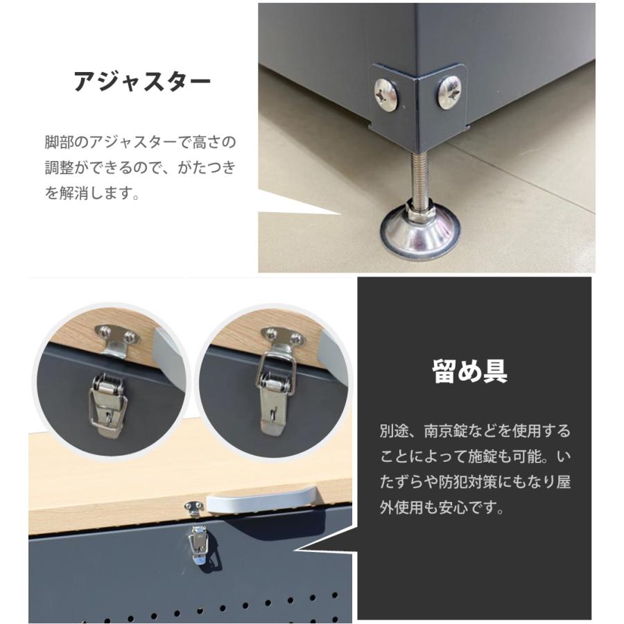 屋外収納庫 ダストボックス 屋外 幅90cm ストッカー 大型収納 屋外収納庫 ダストボックス 屋外 幅90cm ストッカー 大型収納