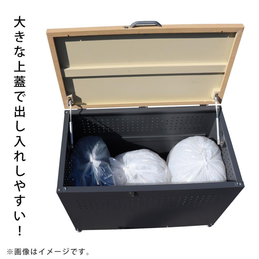屋外収納庫 ダストボックス 屋外 幅90cm ストッカー 大型収納用品 ゴミ