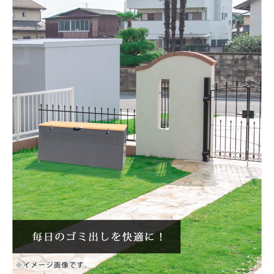 屋外収納庫 ダストボックス 屋外 幅150cm ストッカー 大型収納用品