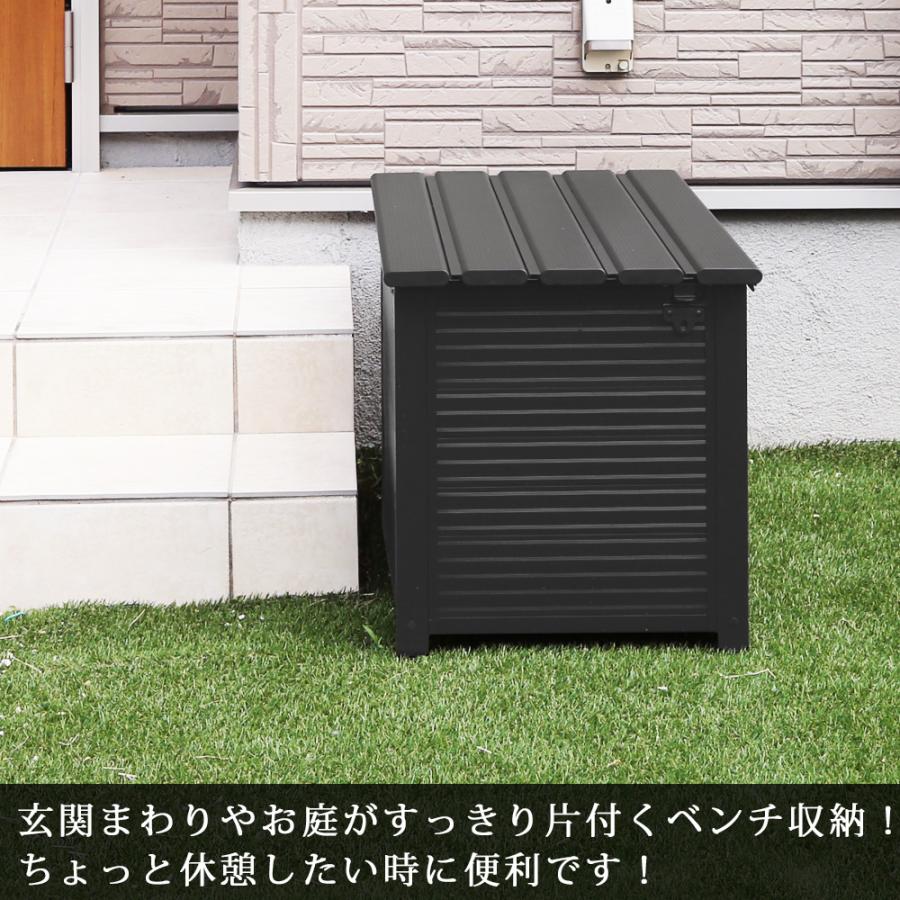屋外収納庫 物置 屋外 ゴミステーション 物置 小型 ベンチストッカー 収納ボックス_14