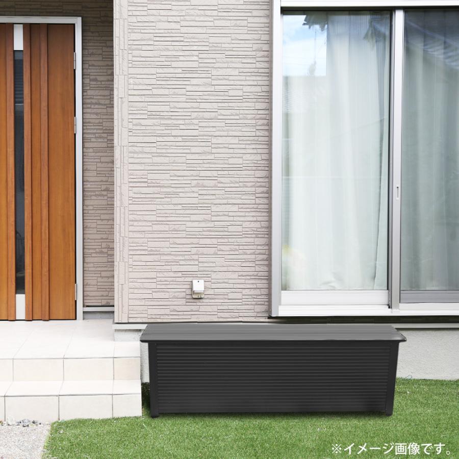 屋外ベンチストッカー 屋外収納ストッカー 屋外収納庫 幅150cm 屋外用物置 収納ボックス 収納庫 ストレージ コンテナ ボックスの画像