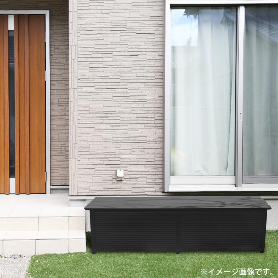 屋外ベンチストッカー 屋外収納ストッカー 屋外収納庫 幅180cm 屋外用