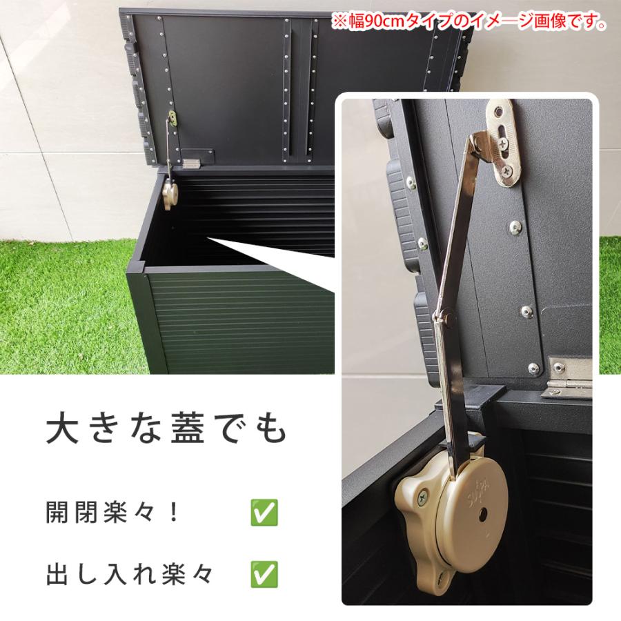 屋外ベンチストッカー 屋外収納ストッカー 屋外収納庫 幅180cm 屋外用