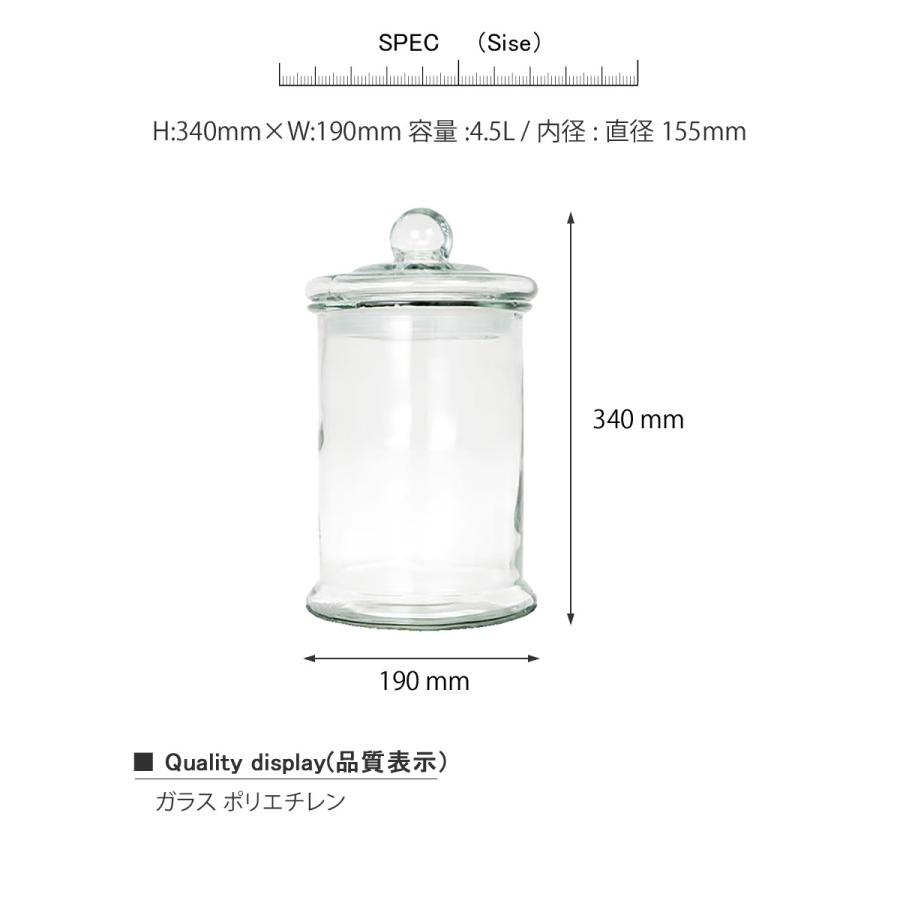 ドルトン社製　レア*FORSTER ガラスジャー 中型 2個セット DULTON（ダルトン） ガラスジャー GLASS JAR 期待を裏切らない ガラス