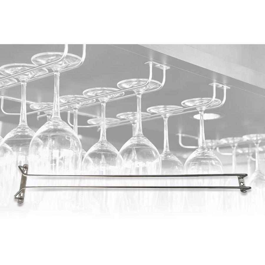 ワイングラスラック 60 ステンレス ワイングラス 逆さに吊るせる カウンター キッチン かっこいいおしゃれ 店舗用 自宅用 収納 便利 Dltn3084 レトロおしゃれ雑貨家具のプリズム 通販 Yahoo ショッピング