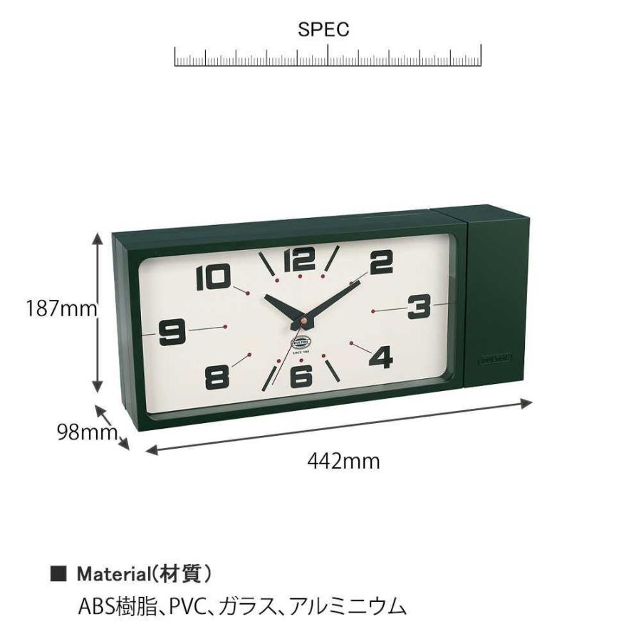 ダブル フェイス クロック レクタングル DULTON ダルトン 両面 ダブル フェイス クロック レクタングル DULTON ダルトン 両面