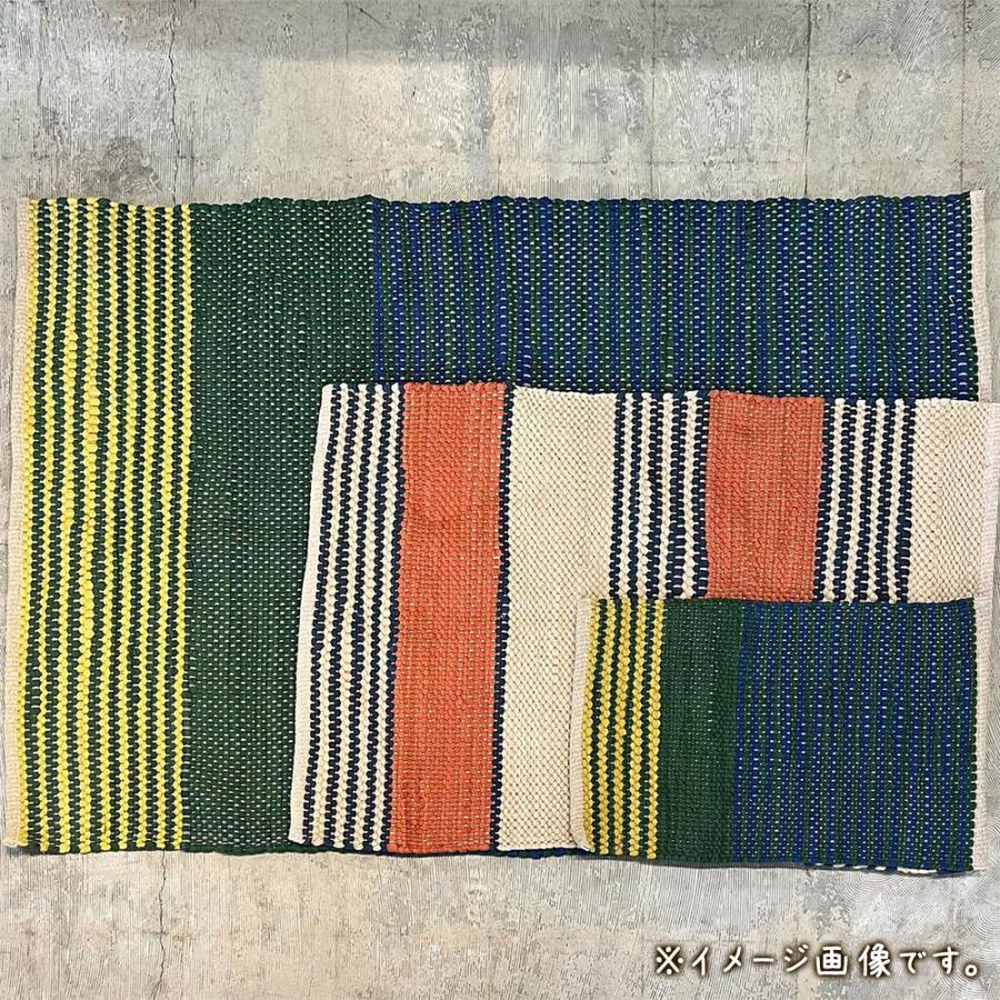 【新品未開封】DULTON ラグ　80×130cm DULTON コットン チンディ ハーフ ラグ 900×1300 : レトロおしゃれ雑貨