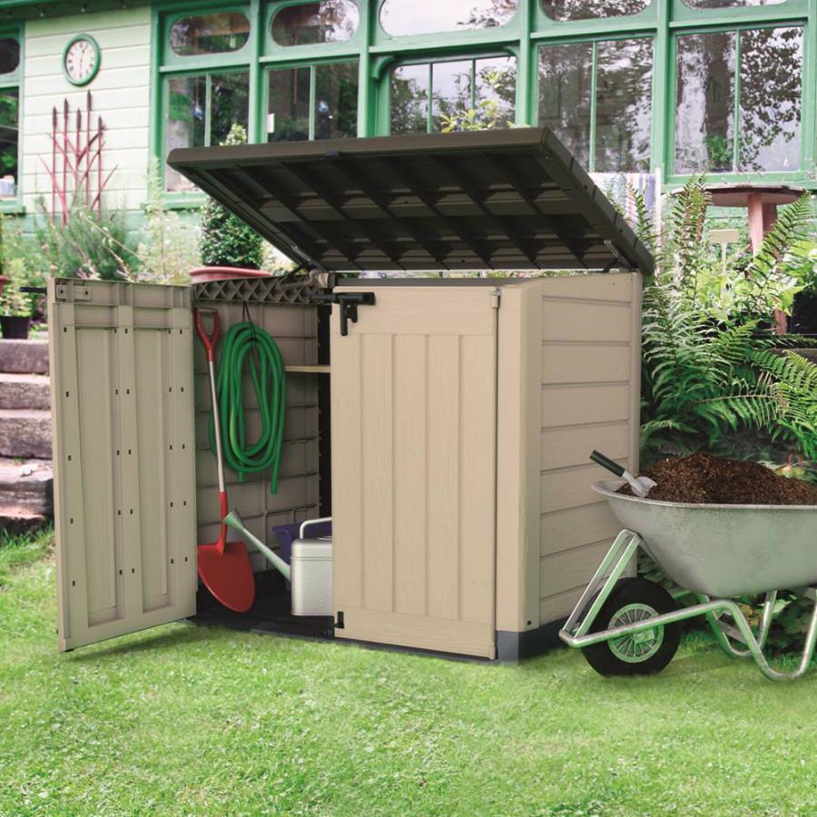 屋外収納ストッカー 屋外収納庫 屋外用物置 収納ボックス 収納庫 ストレージ コンテナ ボックス 物置 樹脂製 プラスチック タイヤ収納 おしゃれ 防水 Hanw0001 レトロおしゃれ雑貨家具のプリズム 通販 Yahoo ショッピング