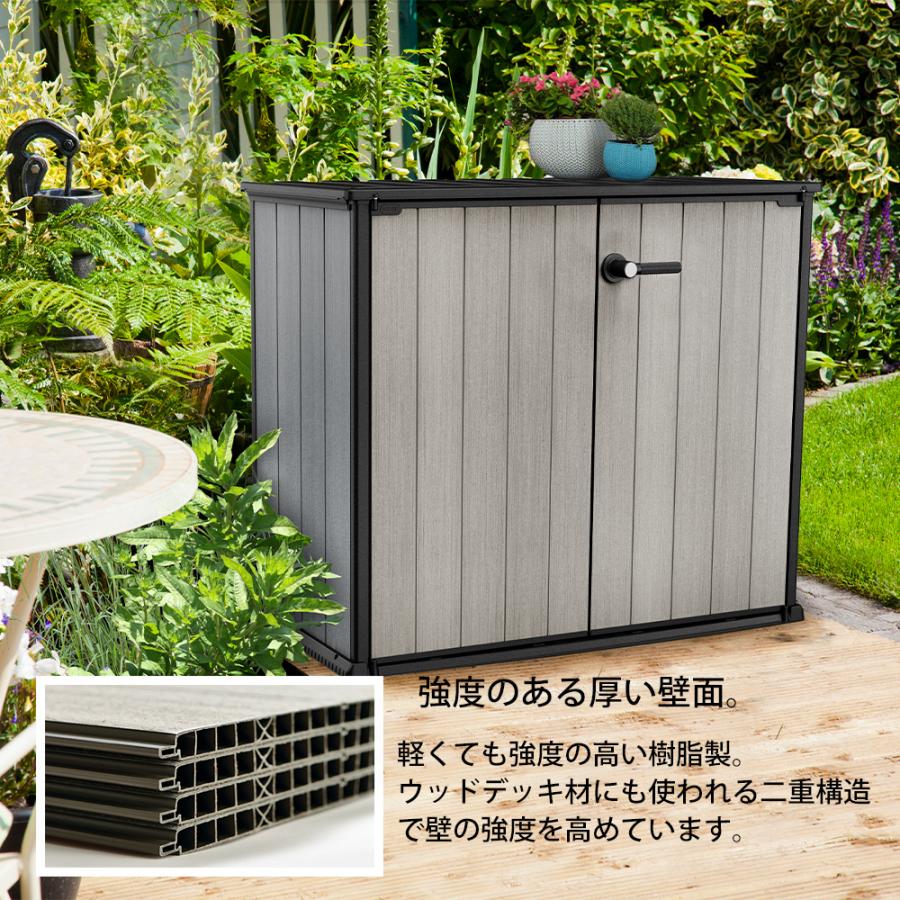 屋外収納ストッカー 屋外収納庫 屋外用物置 収納ボックス 収納庫