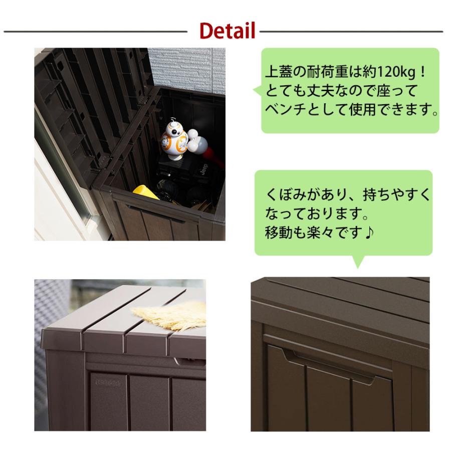 屋外収納ストッカー 屋外収納庫 屋外用物置 収納ボックス 収納庫 ストレージ コンテナ ボックス 物置 樹脂製 プラスチック 座れる収納 おしゃれ 防水 Hanw0009 レトロおしゃれ雑貨家具のプリズム 通販 Yahoo ショッピング