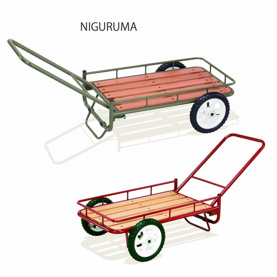 Niguruma リヤカー キャリーワゴン キャリーカート 荷車 折り畳みカート 2輪車 リヤカー アウトドア レジャー ライフスタイル 遊び 海 Koek1797 レトロおしゃれ雑貨家具のプリズム 通販 Yahoo ショッピング