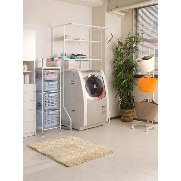 ランドリーラック 洗濯機ラック ランドリー収納 洗濯機収納 洗濯機棚