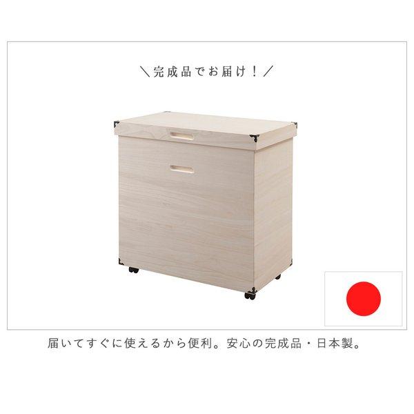 日本製 大量収納できる深型桐ケース 雛人形・多目的 桐ケース 収納