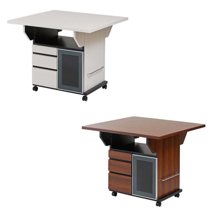 日本製 バタフライテーブル 幅89.5cm カウンターテーブル カウンター