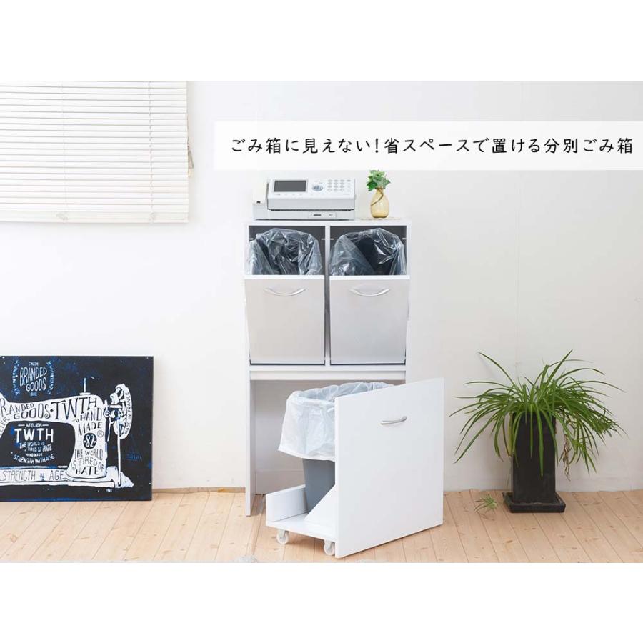 キッチンFNCシリーズ ダスト 3分別 ホワイト ゴミ箱 ごみ箱