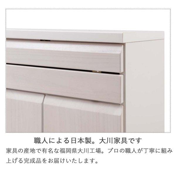 日本製 天然木桐シリーズ PCデスクキャビネット　幅60cm パソコンデスク パソコン机 キャビネット PCデスク PC机デスク 机 書斎机_6