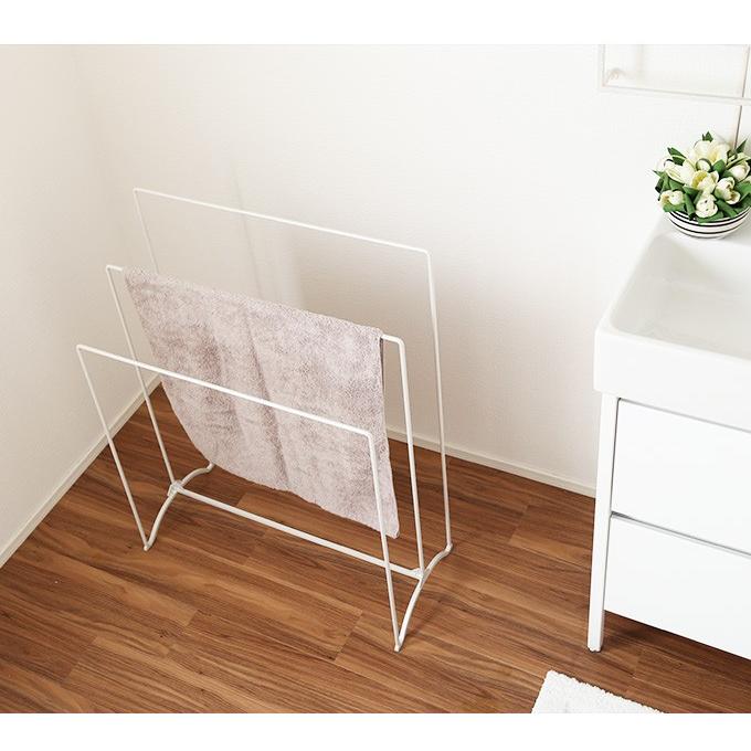 A+ (アクセントプラス) 乾きやすさを優先！風通しがいい エアリータオルハンガー フリー 部屋干し用の画像