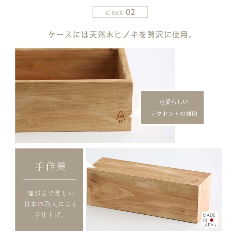 A+ (アクセントプラス) kigumi アクリルケースL カトラリースタンド 箸