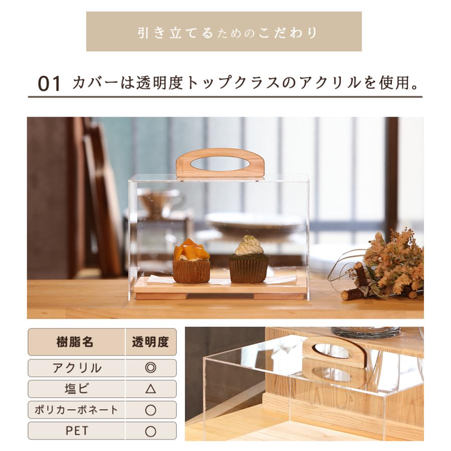 A+ (アクセントプラス) ショーケース S 日本製 ケーキディスプレイ
