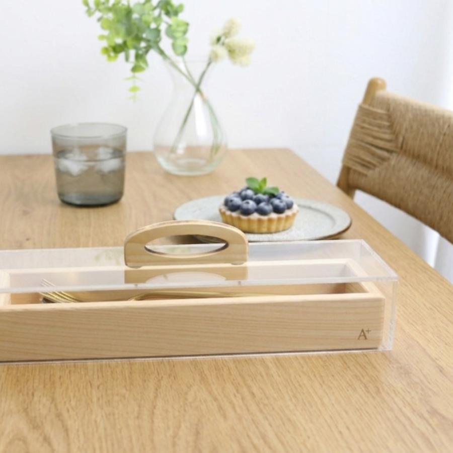 A+ (アクセントプラス) kigumi カトラリーケース カトラリートレイ