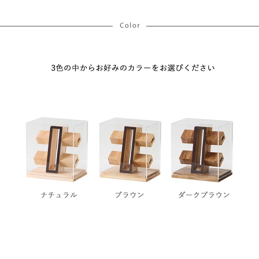 A+ (アクセントプラス) 腕時計ショーケース 4本用 スタンド 時計