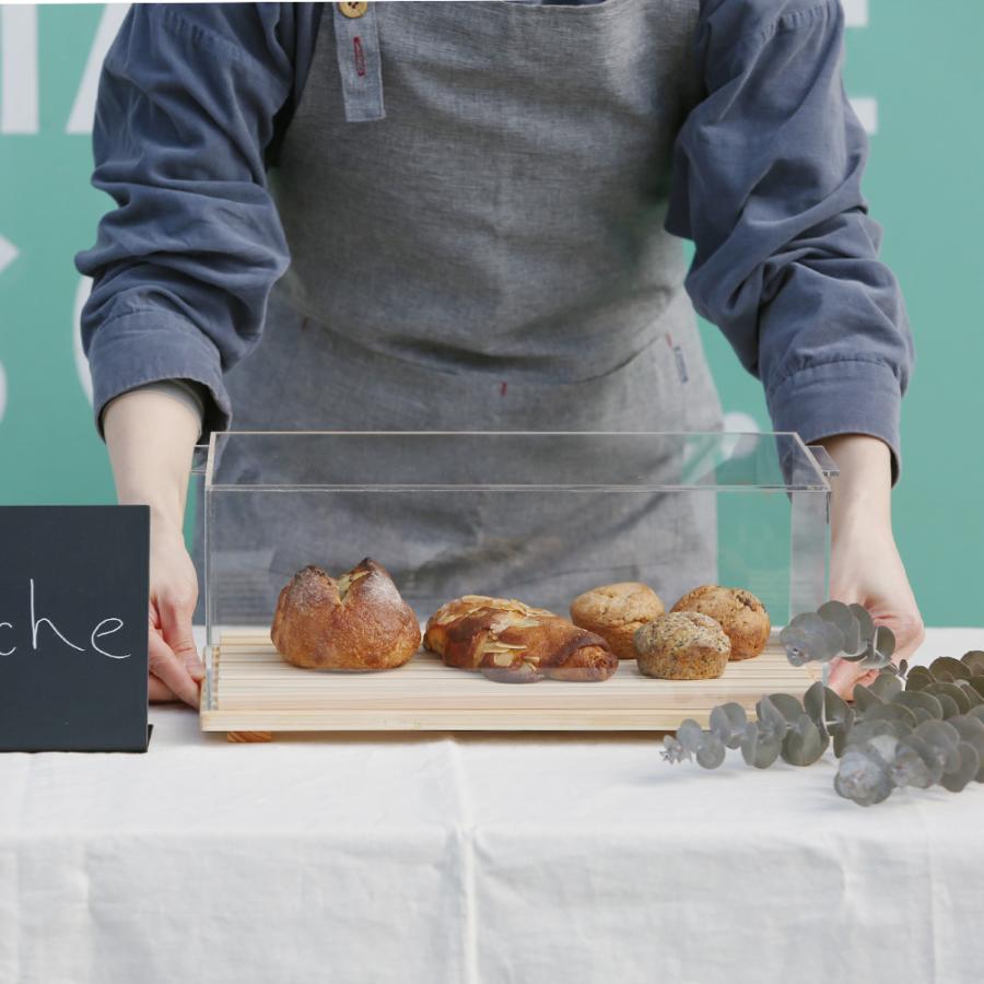 A+ (アクセントプラス) すのこショーケース ディスプレイ 展示 フード