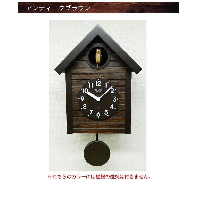 振り子時計 鳩時計 掛け時計 北欧 かわいい 子供部屋 ピンク