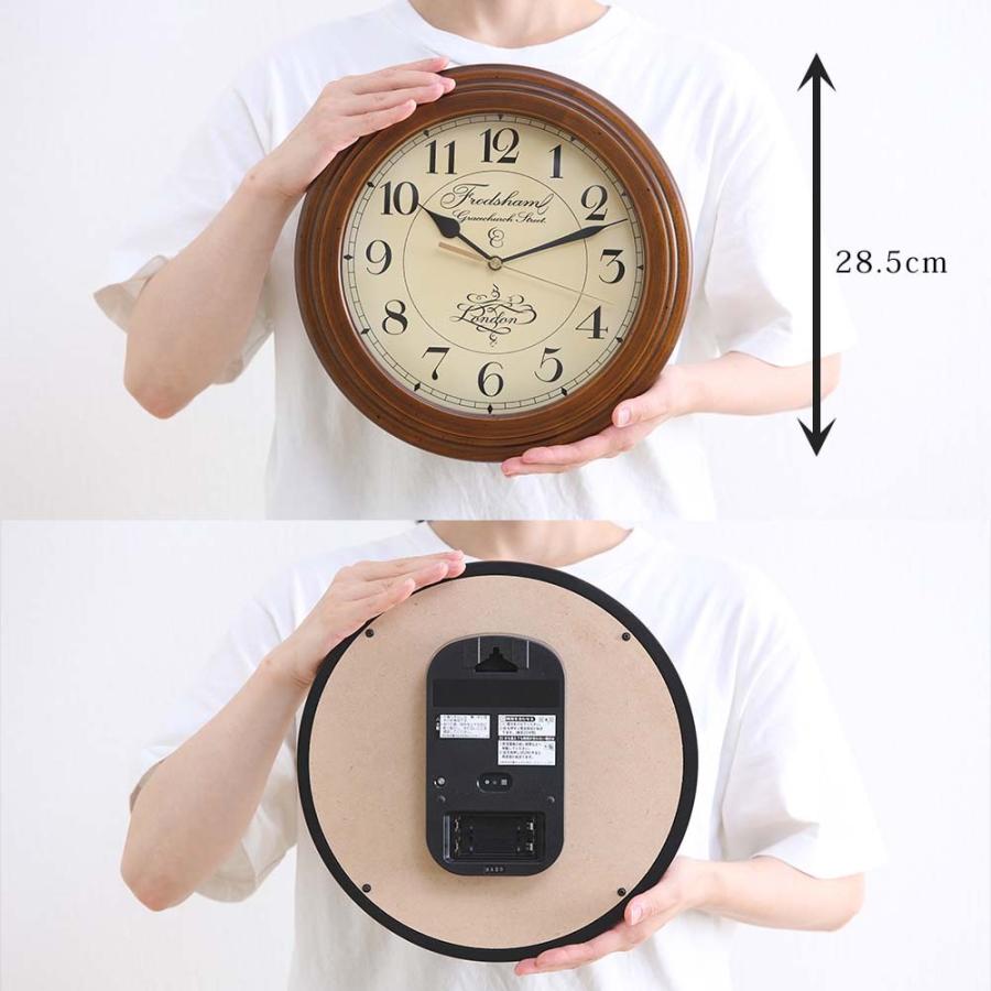 日本製の手作り時計 アンティーク 高精度電波 掛け時計 おしゃれ 電波時計 壁掛け時計 電波掛け時計｜ys-prism｜10