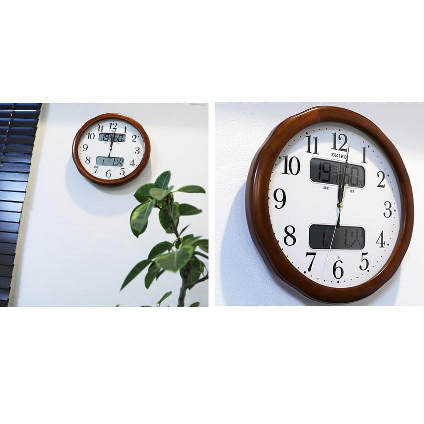 SEIKO 電波時計 壁掛け セイコー 掛け時計 温度計 湿度計 温湿度 SEIKO 電波時計 壁掛け セイコー 掛け時計 温度計 湿度計 温湿度