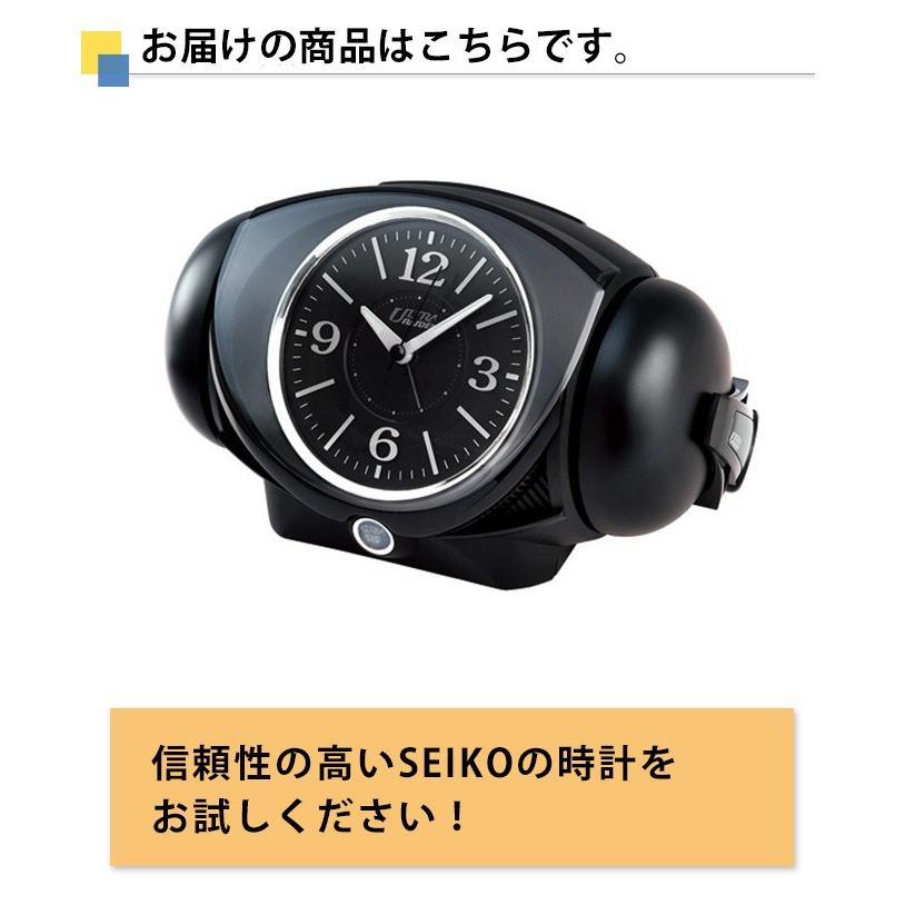 SEIKO セイコー置時計　ライデン置き時計 目覚まし時計 アラームクロック 連続秒針 スイープムーブメント アナログ 寝室 子供部屋 かっこいい シンプル 大音量｜ys-prism｜06