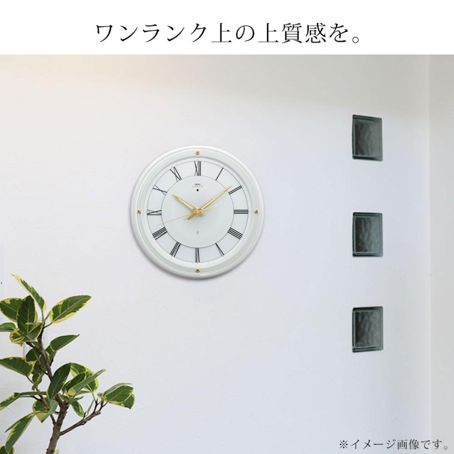 掛時計 エンブレム SEIKO セイコー 時計 掛け時計 電波時計 シンプル