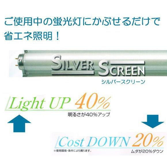 シルバースクリーン 40w用 50枚セット 蛍光灯カバー 反射板 省エネ 節電 エネルギー節約 照度アップ オフィス 工場 倉庫 店舗 学校 破損防止 送料無料 Sogd0004 レトロおしゃれ雑貨家具のプリズム 通販 Yahoo ショッピング