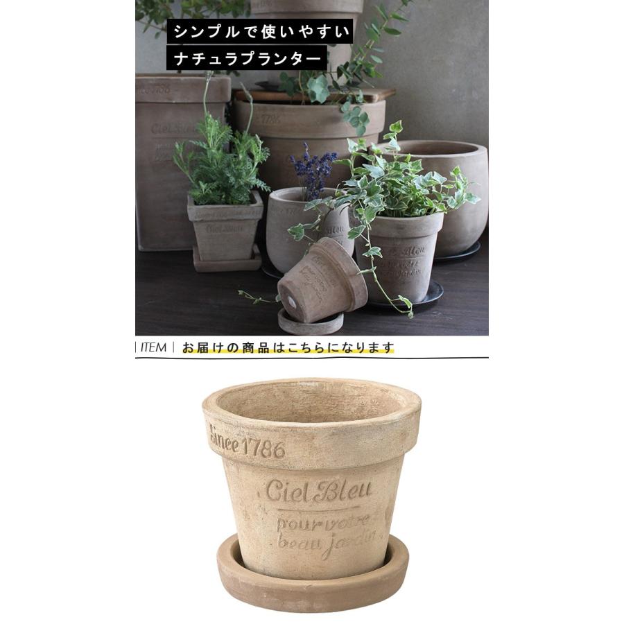 ガーデンポット Lガーデンポット ポット ガーデニング 植木鉢 植物 鉢 おしゃれ かわいいフォルム グレーカラー プランターカバー カフェ風