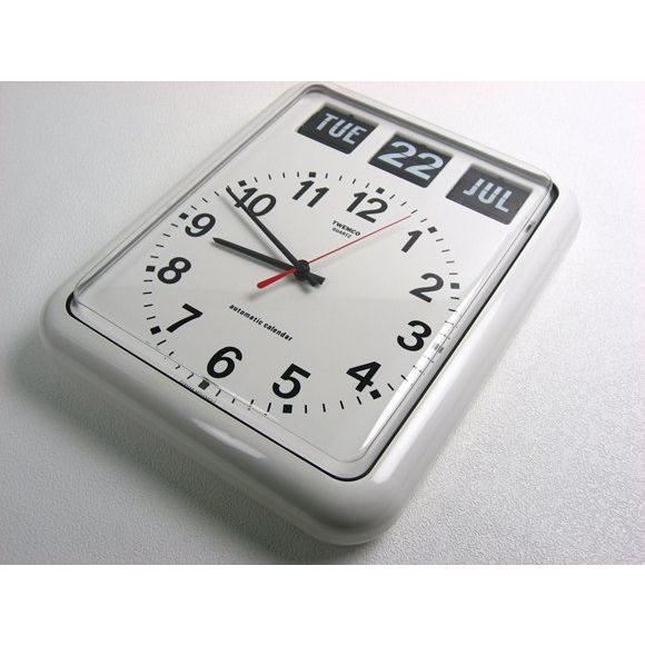 パタパタ時計 カレンダークロック アナログ 壁掛け時計 掛け時計 掛時計 おしゃれ モダン レトロ 見やすい 英語 四角 大型 大きい 送料無料 トゥエムコ Twmc0003 レトロおしゃれ雑貨家具のプリズム 通販 Yahoo ショッピング