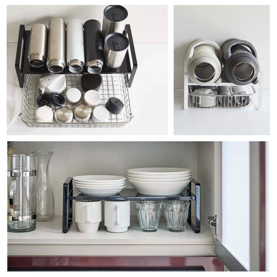 伸縮ラック　食器 キッチンラック 伸縮 ラック 食器棚 スリム カウンター上 卓上