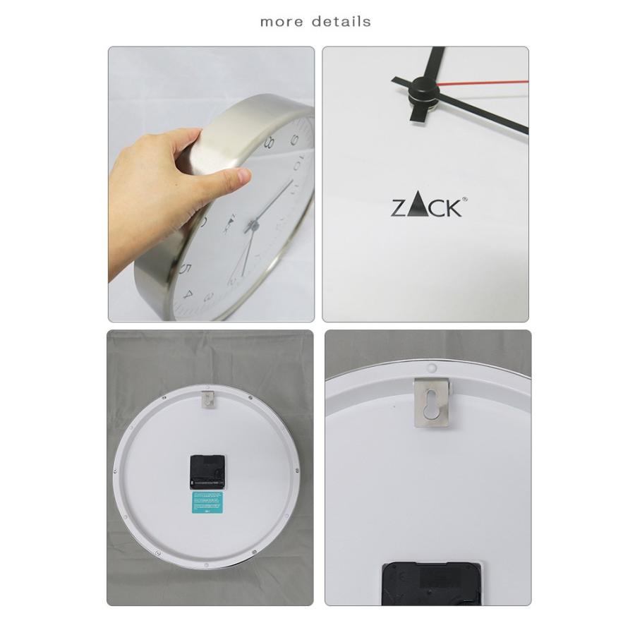 掛け時計 ステンレス 壁掛け時計 壁掛時計 約30cm ホワイト シンプル