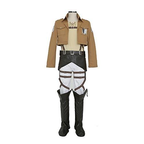 進撃の巨人 調査兵団 Roseaの進撃の巨人 エレンver 公式 コスチューム 男女共用