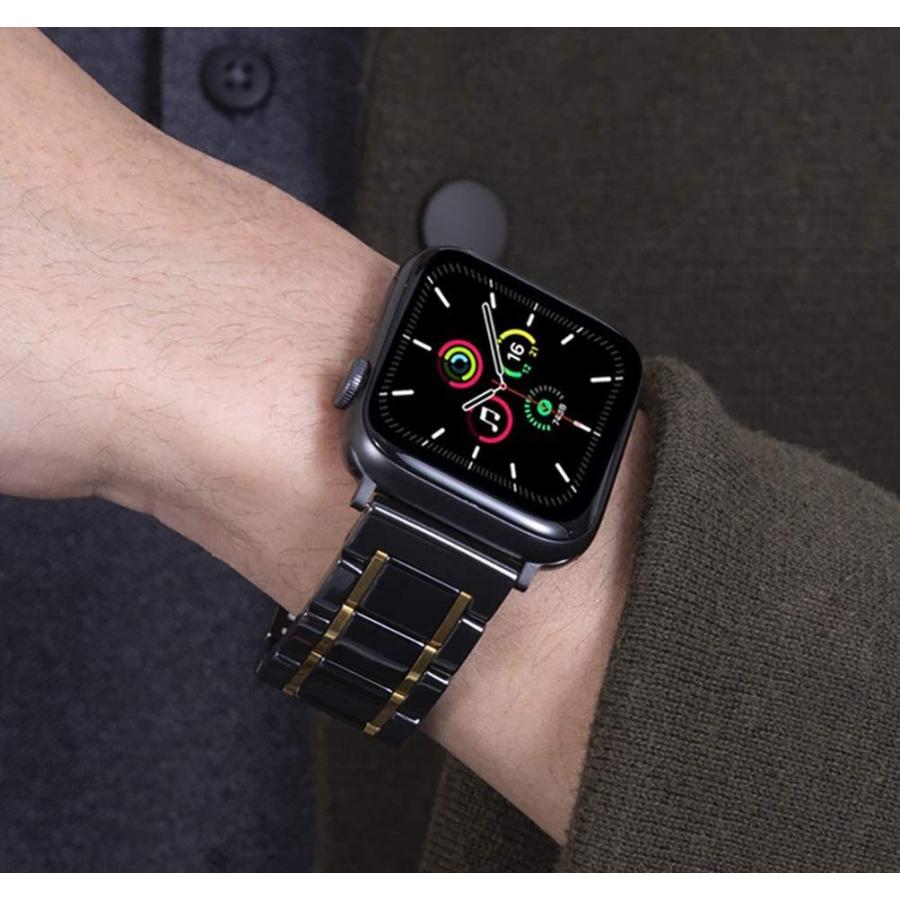 Sakulaya Apple Watch バンド セラミック 長さ調整簡単 アップルウォッチ ベルト Apple Watch 人気no 1