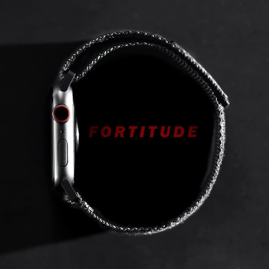 Tefeca Fortitudeシリーズ アジャスタブルナイロン製Apple Watch互換性 交換用バンド、アップルウォッチバンド(超広いブラック  :RSA09JYGMQDS:rosea - 通販 - 