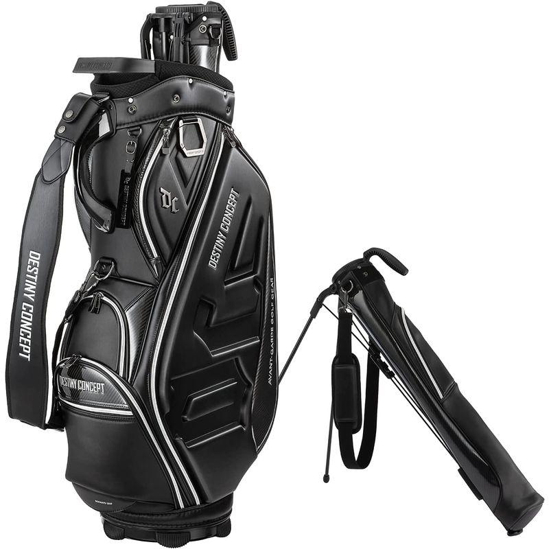 ウルトラ！ ディスティニーコンセプトDESTINY CONCEPT デュアル キャディバッグ DC-X14B DUAL セルフスタンドクラブケース 内蔵 【IQY7790921588】(28433円)