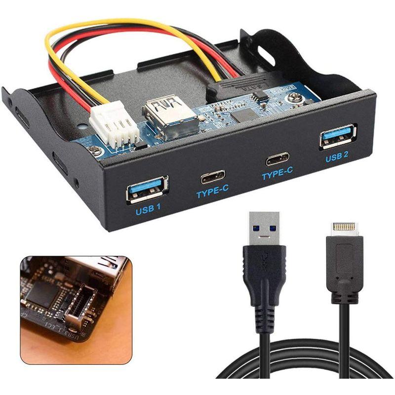 気質アップ】 中古3.5インチ フロントパネル USB 3.0ハブ 4ポート 20ピンコネクタ Fosa 19 USB3.0 USB2.0 6インターフェイスメタルフロントパネルUSBハブ