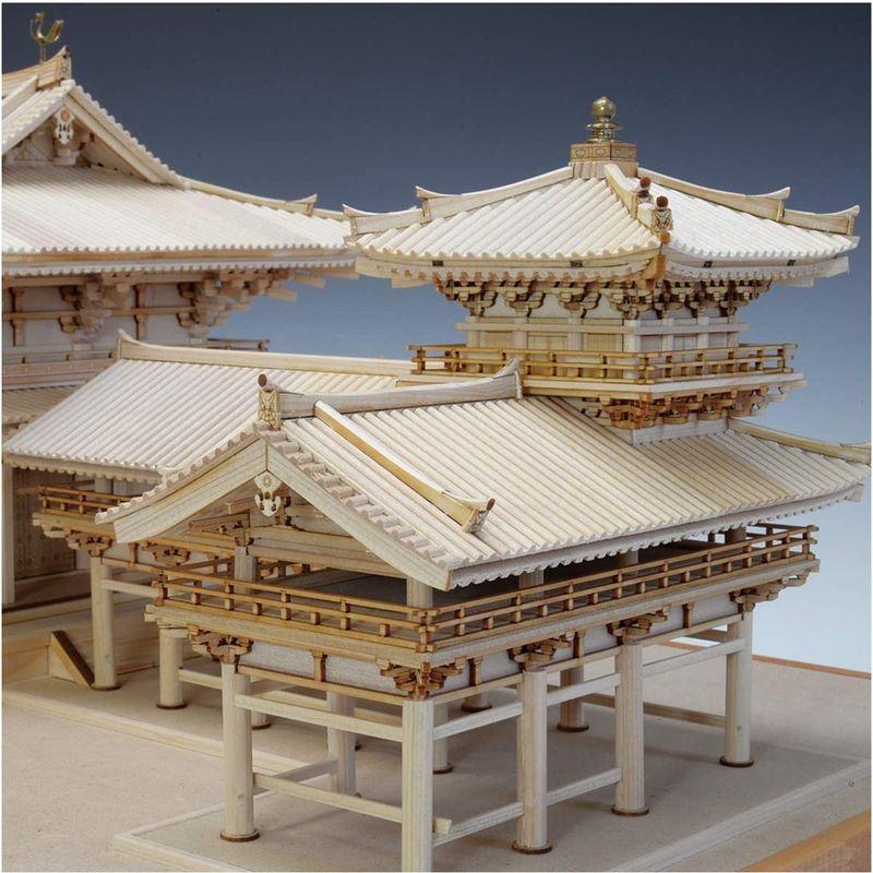 【数量限定アウトレット品】 ウッディジョー 1/75 平等院 鳳凰堂 木製模型 組み立てキット 【Q8304908488】(30309円)
