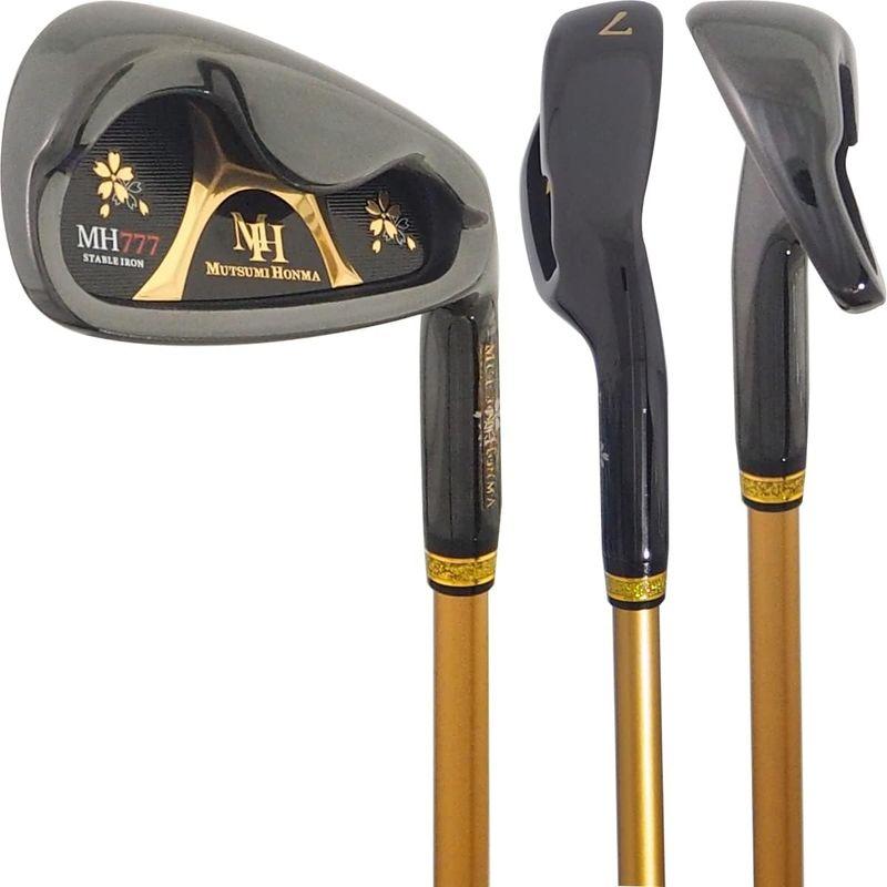 お買い得！ MUTSUMI HONMA ムツミ ホンマ 本間睦 MH-777 ワンレングスアイアン ブラックIP 6本組 (#5-9.PW) オリジナル 【W7115046943】(25967円)