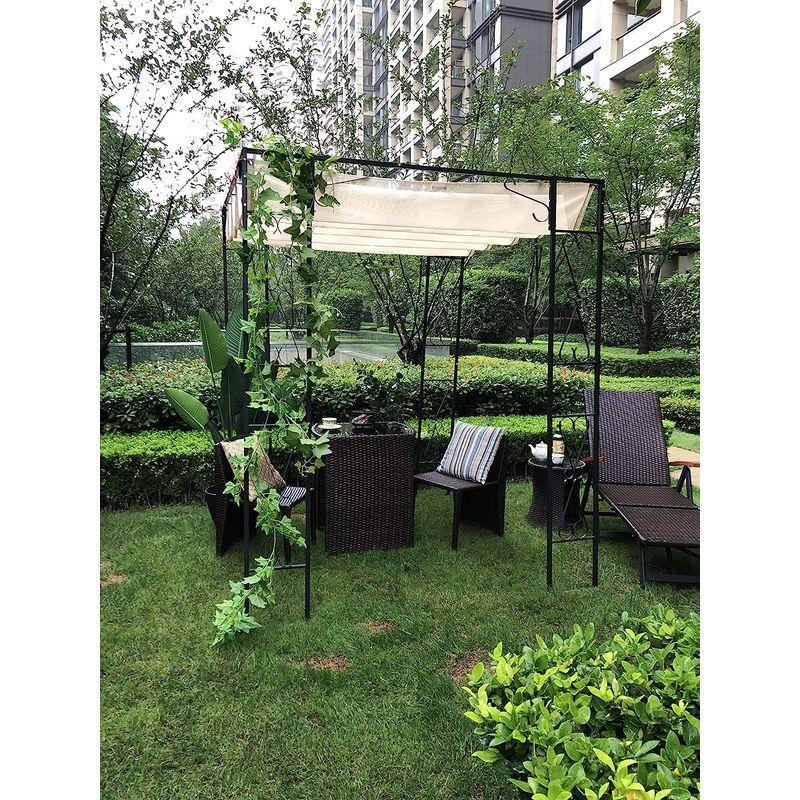 鉄製パーゴラ アイアン バラアーチ 果樹・くだもの棚 幅180奥行180高さ216cm PK-01 アイアン バラアーチ 果樹 くだもの棚 幅180奥行180高さ216cm PK 　