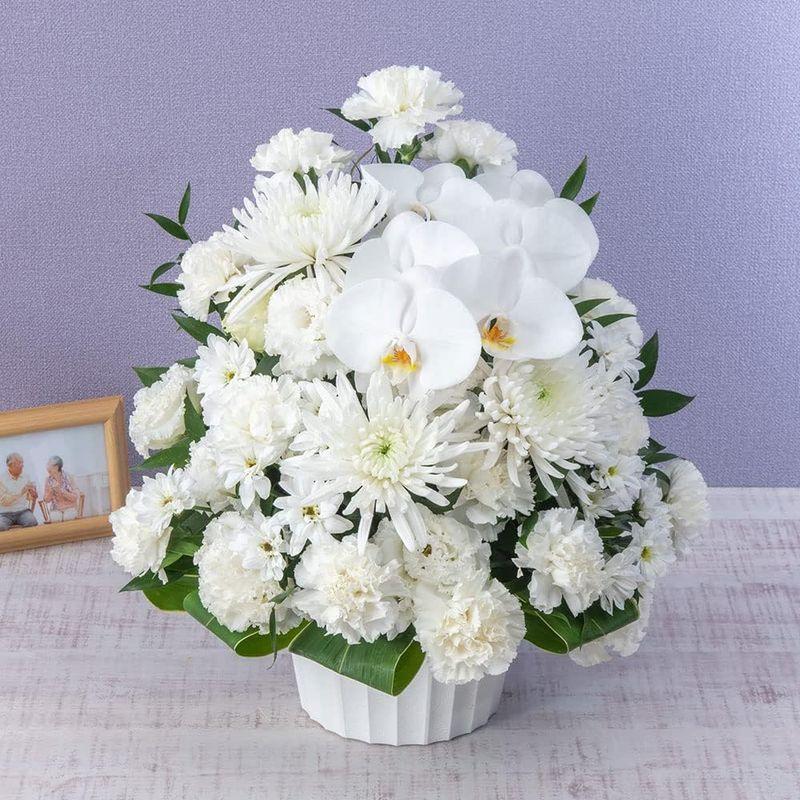 日比谷花壇 お供え アレンジメント「睡蓮花(すいれんか)」TA1087 花 フラワー ギフト お悔やみ お供え 供花 命日 お彼岸 お盆 お供え アレンジメント 睡蓮花 すいれんか TA1087 花 フラワー ギフト お悔やみ 供花 命日 お彼岸 お盆 商品説明 　