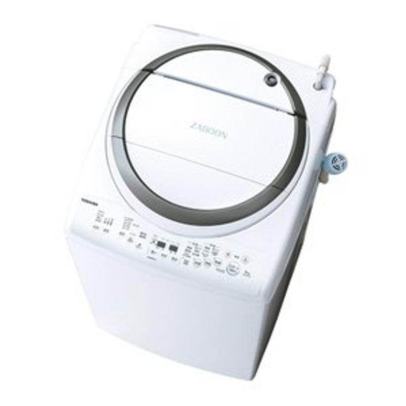 東芝 洗濯乾燥機ZABOON(洗濯8.0kg/乾燥4.5kg)(シルバー) AW-8V7-S 