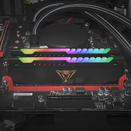 Patriot Memory パトリオットメモリ Viper Steel RGB DDR4 3600MHz PC4-28800 32GB 1 x 32GB デスクトップ用メモリ PVSR432G360C0_4